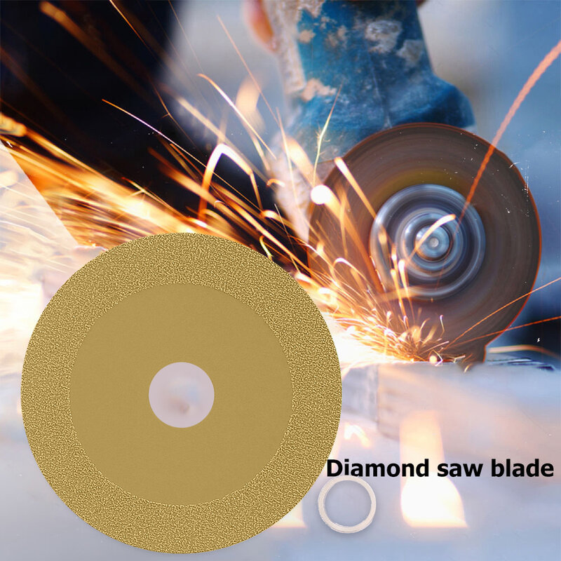 1/2 pçs 22m disco de corte de vidro diamante mármore viu lâminas telha cerâmica jade lâmina de polimento especial afiada brasagem moagem disco