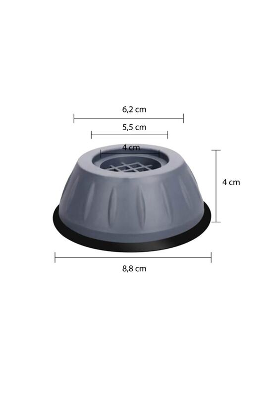 4 Stuks Anti Vibration Voeten Pads Rubber Benen Slipstop Stille Skid Raiser Mat Voor Wasmachine Ondersteuning Dempers Stand Accessoires