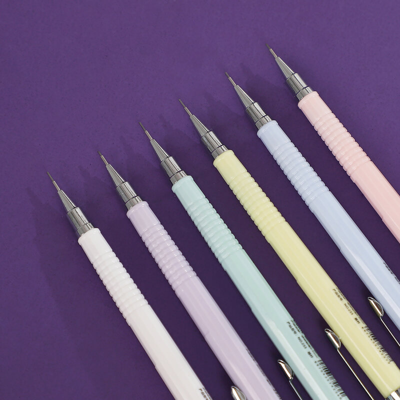 1 Pc Einfache Versenkbare Push Mechanische Bleistift 0,5mm 12Pcs HB Refill Prüfung Schreiben Automatische Bleistifte Schreibwaren Schule Liefert