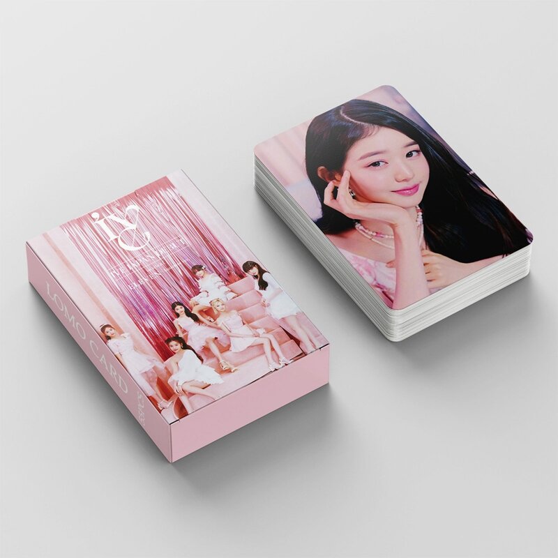 55PCS/Set KPOP Idol IVE New Album ELEVEN Photo Cards Postercard HD Printed Photocard Self Made LOMO Card for Fans Collection