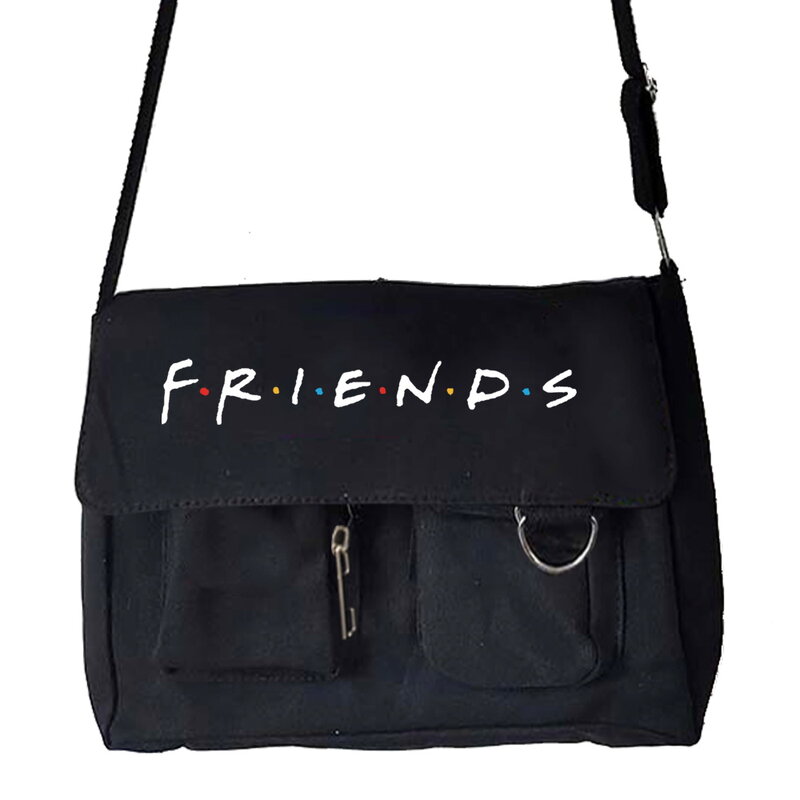Fashion Women Shoulder Bags Youth Casual Ladies Large Capacity Crossbody Bag Friends Series Handbags Messenger Bag for Women