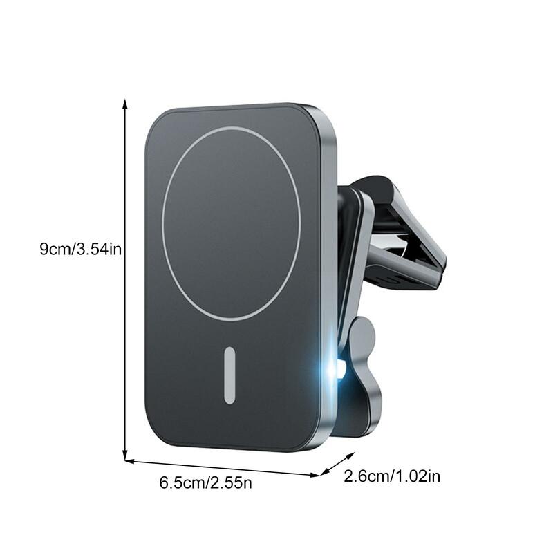 Baru 30W Pemegang Pengisi Daya Nirkabel Mobil Magnetik untuk Seri Magsafe IPhone 12/13/14 Dudukan Ponsel Pengisi Daya Mobil Cepat Aksesori Mobil