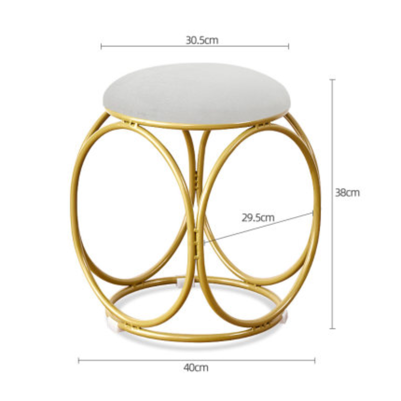 Petit meuble de bureau circulaire de luxe, meuble de salle à manger moderne, nordique et créatif