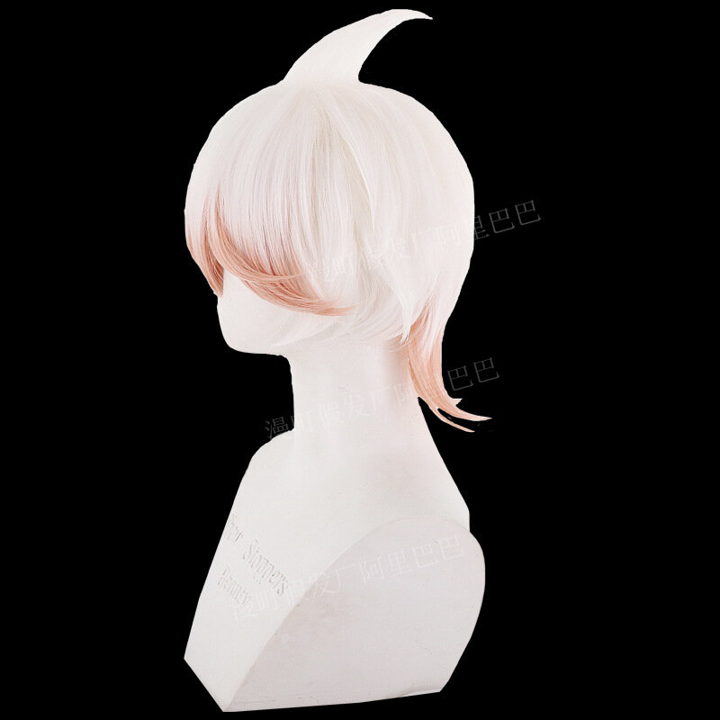 Komaeda Nagito – perruque de Cosplay, cheveux synthétiques de dessin animé, résistante à la chaleur, Danganronpa
