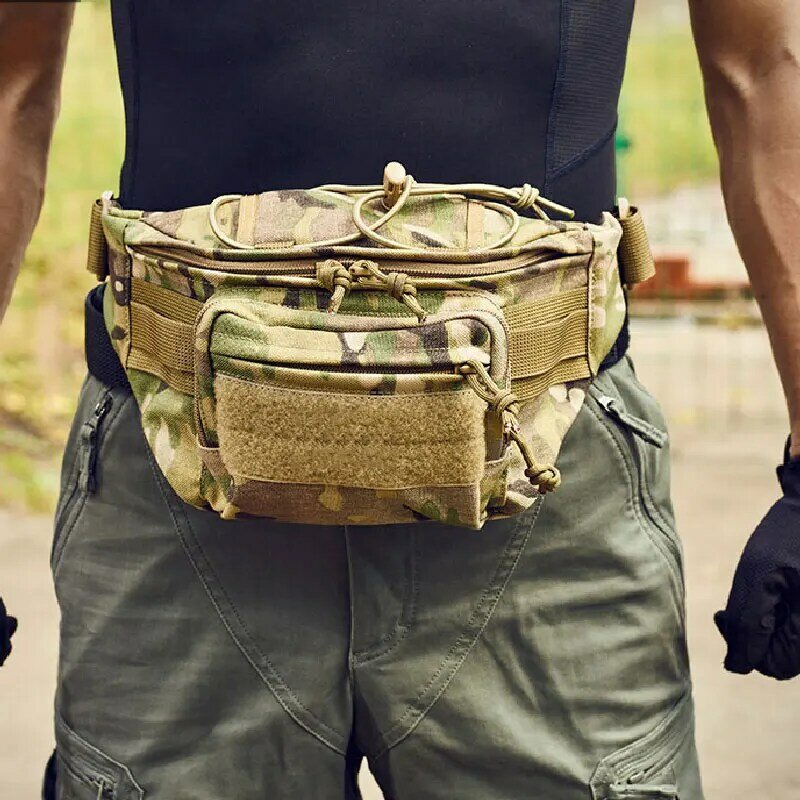 Taktische Männer Taille Nylon Wandern Telefon Tasche Tasche Outdoor Sport Army Military Pack Jagd Klettern Camping Gürtel Tasche
