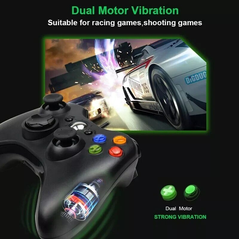 USB Wired Controller For Xbox 360 /360 slim gamepad Joypad Joystick For Microsoft XBOX360 Console For PC Windows 7,8,10,11