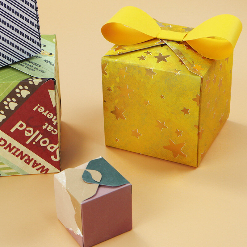 1 untuk 3 Kotak Hadiah/Amplop/Sudut Papan Tulis Bulat Amplop DIY Papan Pukulan Papan Embossing Lembar Memo Persediaan Pemotong Kertas