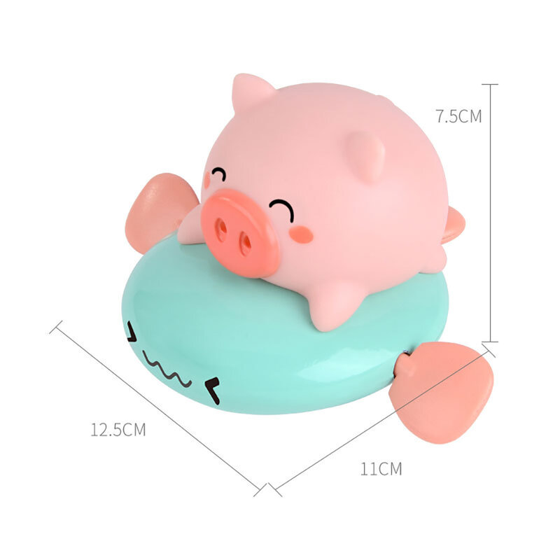 아기 목욕 장난감 사랑스러운 귀여운 돼지 물 스프레이 스프링클러 욕실 스프링클러 샤워 수영 물 장난감 욕조 게임 아이 선물