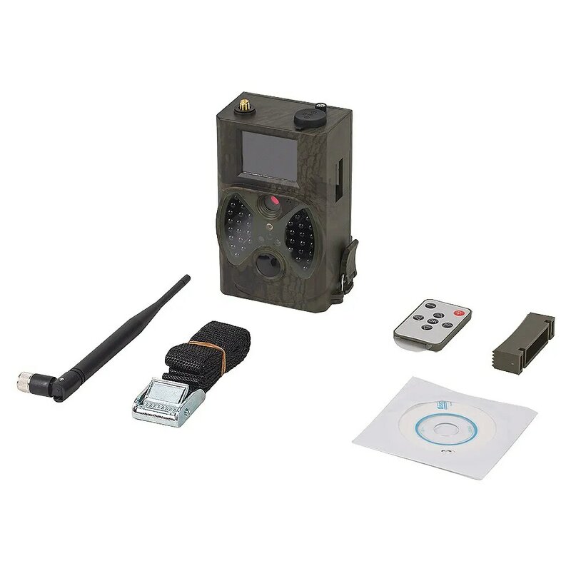 셀룰러 2G MMS SMTP 사냥 트레일 카메라 HC300M 16MP 야생 동물 카메라, 사진 트랩 야간 투시경 무선 감시 추적