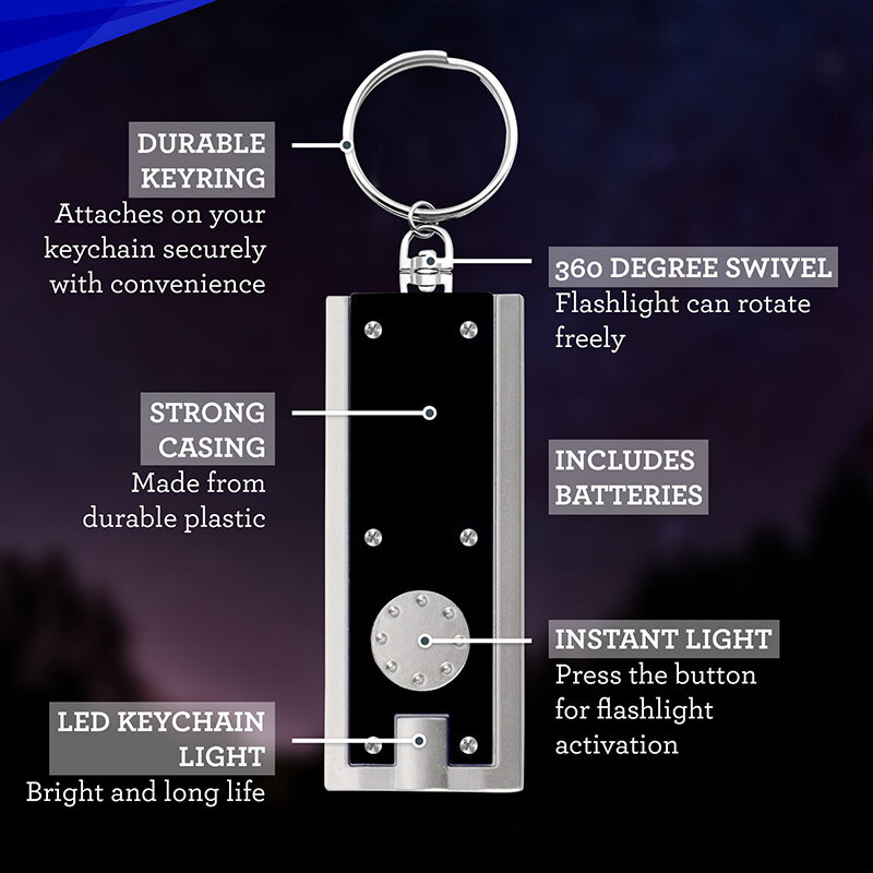 Мини-вспышка, мини-светодиодный светильник для ключей, Карманный s-образный светильник для ключей, s-фонарик, аварисветильник светильник, астигматизм, светильник
