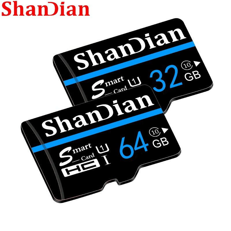 Карта памяти SHANDIAN Ultra Smart SD, 128 ГБ, 32 ГБ, 64 ГБ, 256 ГБ, 16 ГБ, 512 ГБ, SmartSD карта TF, флеш-накопитель 64, 128 ГБ SmartSDHC для телефона