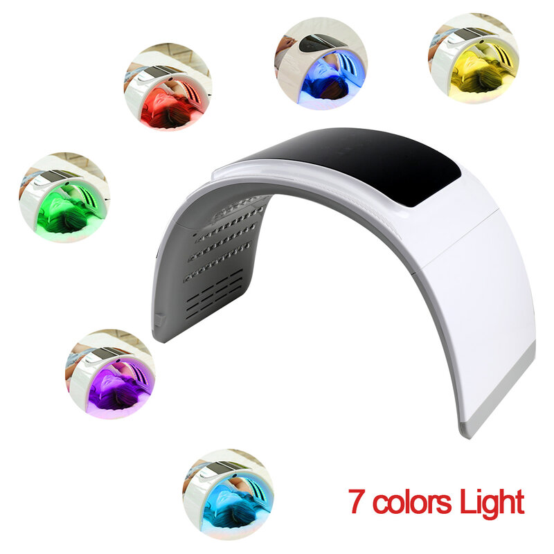 7 Colors LED Therapy Skin Rejuvenation PDT Anti-aging Facial Face Beauty Machine