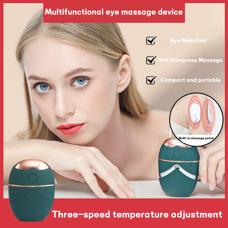 Masajeador hidratante de ojos, dispositivo para el cuidado de los ojos, hidratante, compresas calientes multifuncionales, Ayuda de masaje, humidificador de ojos secos