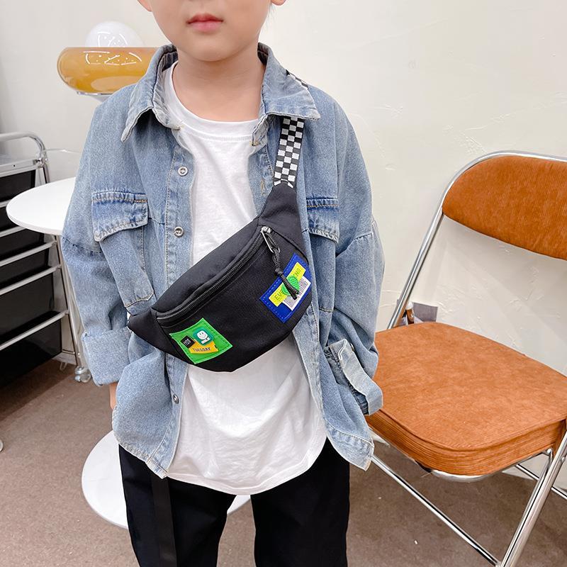 Детская поясная сумка для мальчиков и девочек, модная детская Корейская Повседневная милая сумка на ремне, Детский рюкзак, поясная сумка, нагрудная сумка