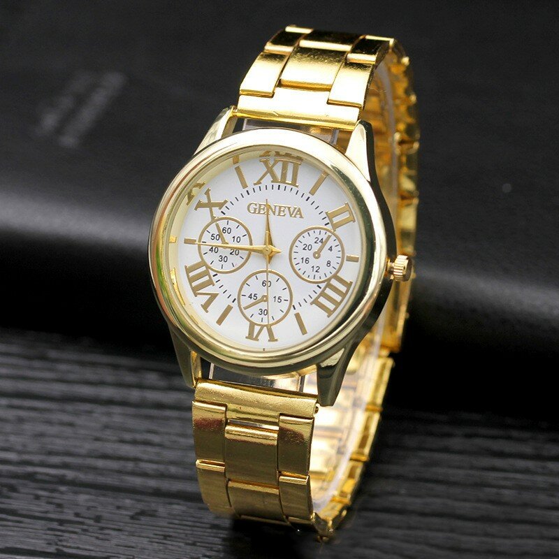 นาฬิกาควอตซ์สามเข็มสำหรับผู้หญิงและผู้ชายธุรกิจแฟชั่นเป็นของขวัญระดับไฮเอนด์สำหรับเพื่อน