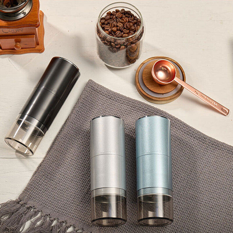 Free Shipping Portable Electric Coffee Grinder TYPE-C USB Charge Profession Ceramic Grinding Core Coffee Beans Grinder