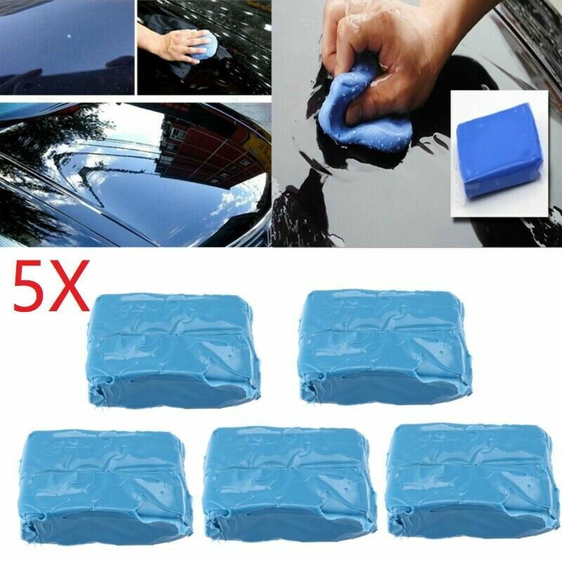5 x Clay Detailing Bar Car Valeting Auto Cleaning Magic Wax Wash Sponge