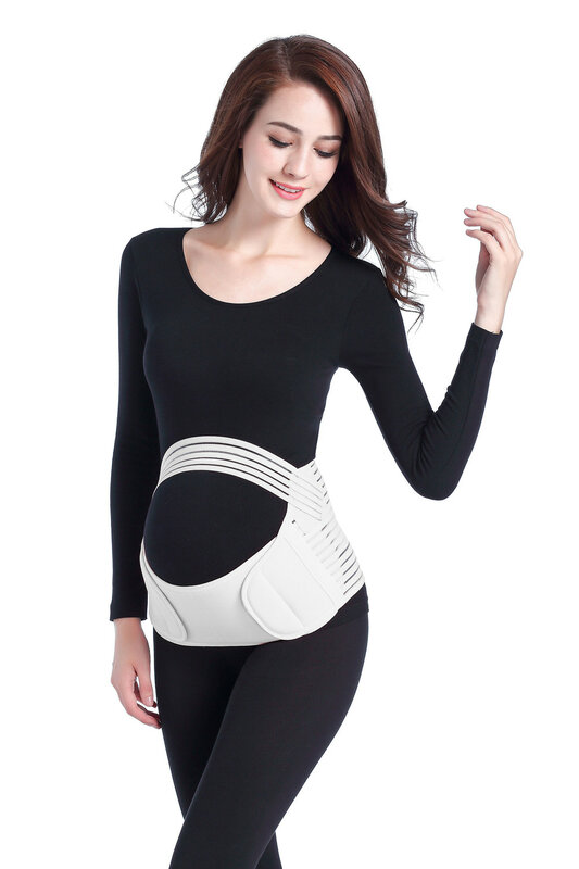 Cinturón Abdominal transpirable para mujeres embarazadas, Protector de espalda, vendajes prenatales ajustables, cinturones de sujeción de cintura