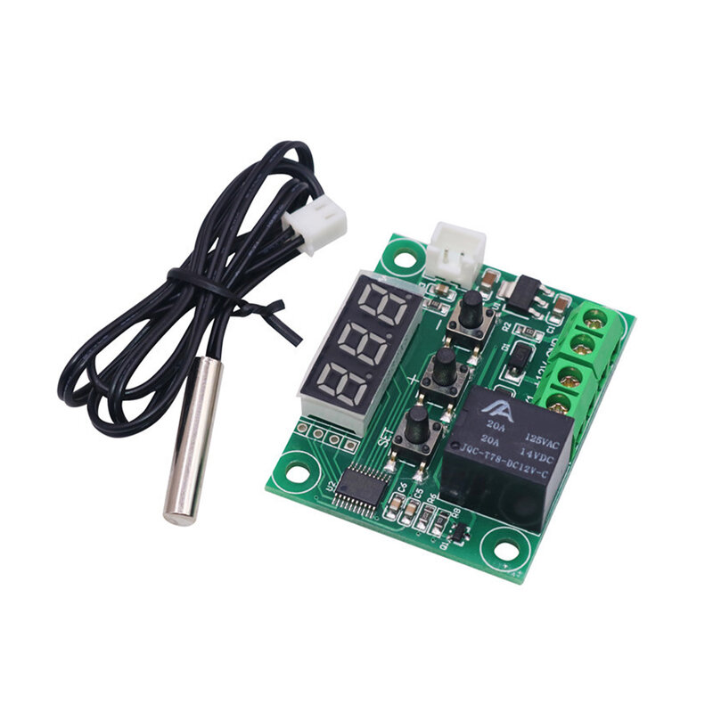 W1209 Blue/Red Light Dc 12V Heat Cool Temp Thermostat Temperature Control Switch Temperature Controller Thermometer Thermo