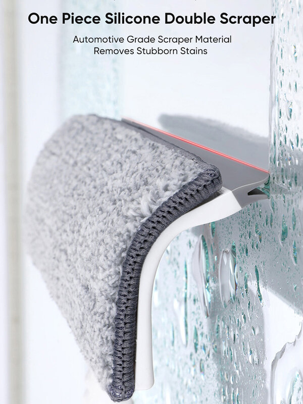 Joybos lavavetri multifunzione spazzola telescopica in microfibra a doppia faccia per Mop per la pulizia della casa di windows