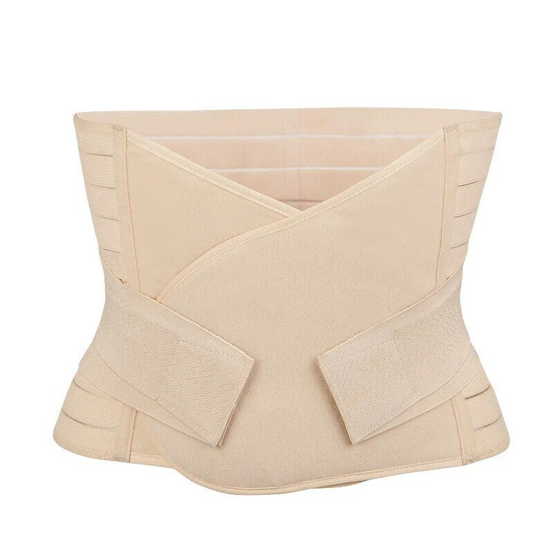 Coloriented 3329 Elastic Hollow Out Striped Belt for Women Stretch Breathable Waist Trainer Corset Adjustable Abdominal Belt
