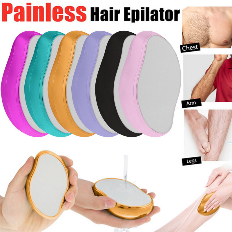 New Magic Hair Eraser Remover epilatore Pink Crystal Bleame epilazione indolore rimozione del rasoio depilatore corpo gamba epilatore pietra