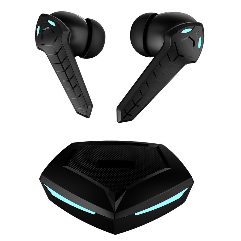 Fones De Ouvido Sem Fio Bluetooth Gaming Headsets Baixa Latência Fones De Ouvido Estéreo Redução De Ruído Impermeável Earbuds Esportes Correndo