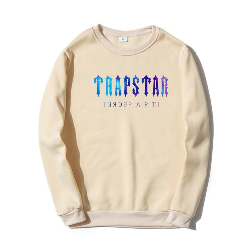Mężczyźni streetwear wysokiej jakości bluza z kapturem nowa Trapstar London męska marka odzież bluza męska wycięcie pod szyją ciepłe bluzy z kapturem
