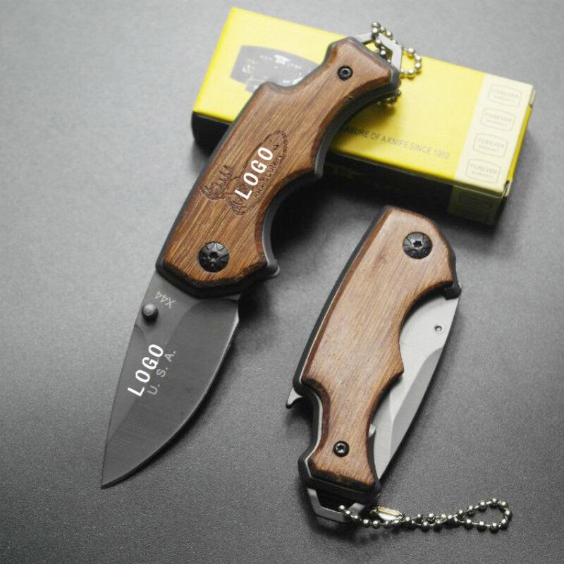 X44 Folding Tactical Knife Steel Combat Portable Pocket Titanium Knives Utility Survival Outdoor Camping Self-defense Knives