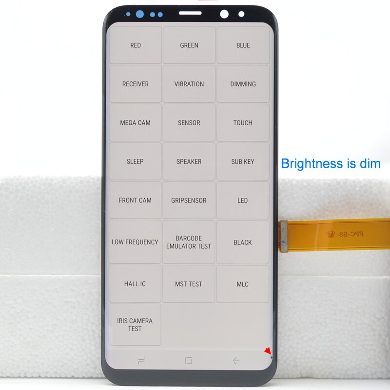 Oryginalny wyświetlacz do Samsung Galaxy S8 Plus ekran dotykowy wyświetlacz Digitizer S8 Plus G955 G955F AMOLED ekran LCD wymiana