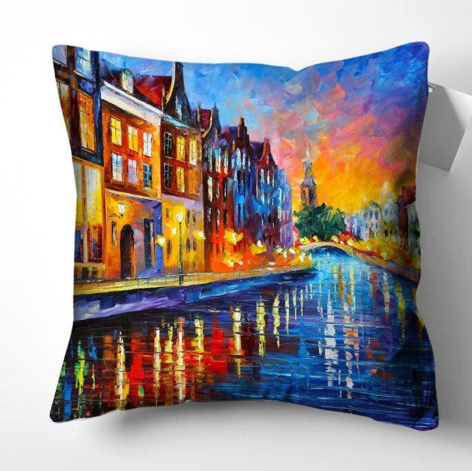 Art Painting Pillow Covers Pillows Cushion Cover Pillowcases Home Decor Cushions for Sofa Living Room Decoration