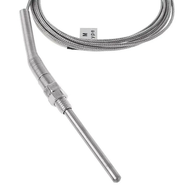 2M K Jenis Thermocouple Probe 50Mm/100Mm/150Mm/200Mm Stainless Steel Thermocouple 0-400 ℃ Sensor Suhu Dropshipping