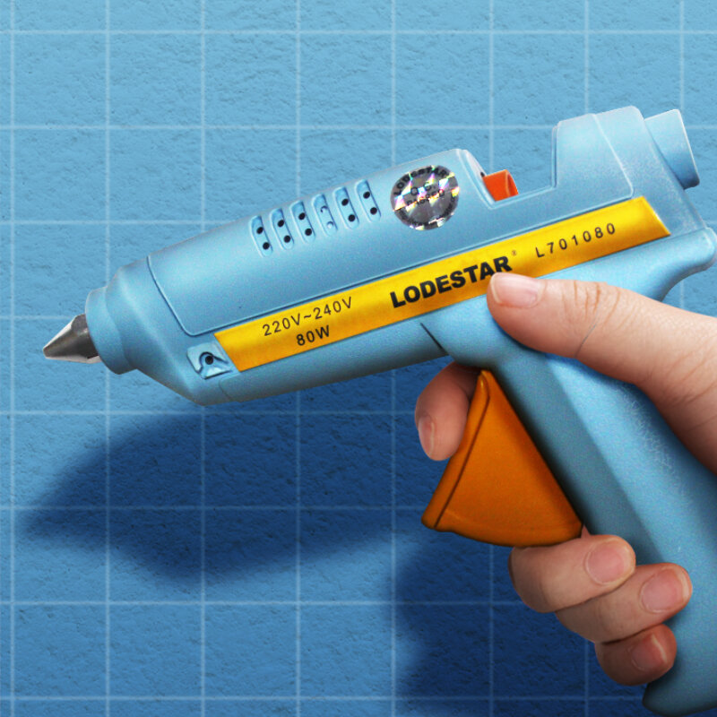 LODESTAR Hot Melt Kleber Pistole mit 10mm Kleber Sticks Mini Industrielle Pistolen Wärme Temperatur Thermo Elektrische Reparatur Werkzeug