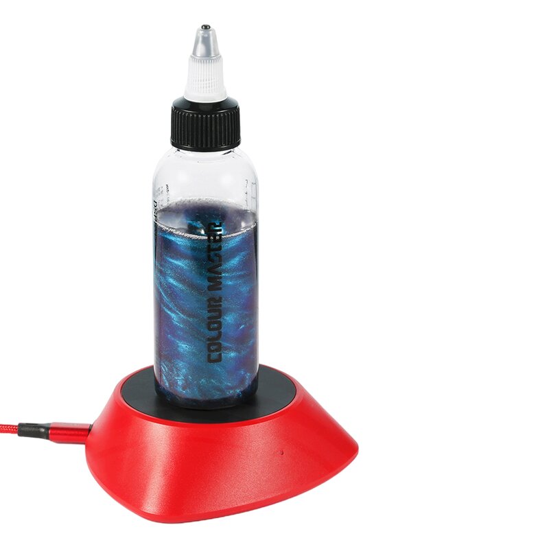 DSPIAE MS-01 CHARYBDIS Magnetic Lacquer Shaker For Paint Decorating Red with MS-R18 Magnetic Remote Lacquer Rotor 18MM