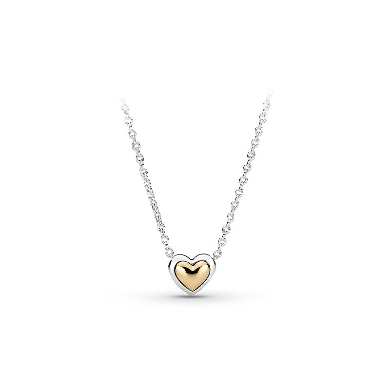 Ensemble classique d'amour en argent Sterling 925, pour Bracelet Pandora, collier à breloques, perles pour petite amie, cadeau de luxe, offre spéciale