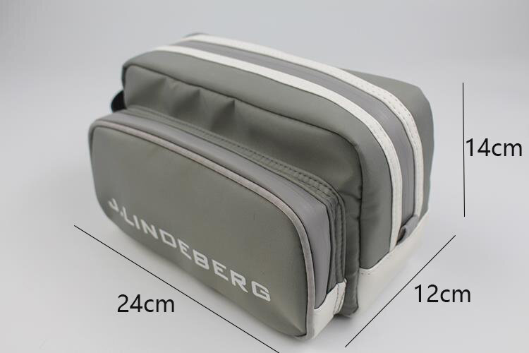 New Golf Bag Double-layer Zipper Large Independent Space Storage Bag Multifunctional Waterproof Clutch Bag