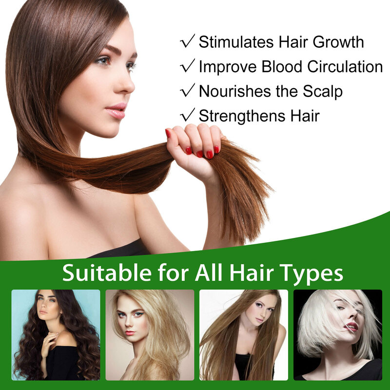 Huile essentielle de romarin pour la croissance des cheveux, produit de traitement pour la calvitie et la calvitie