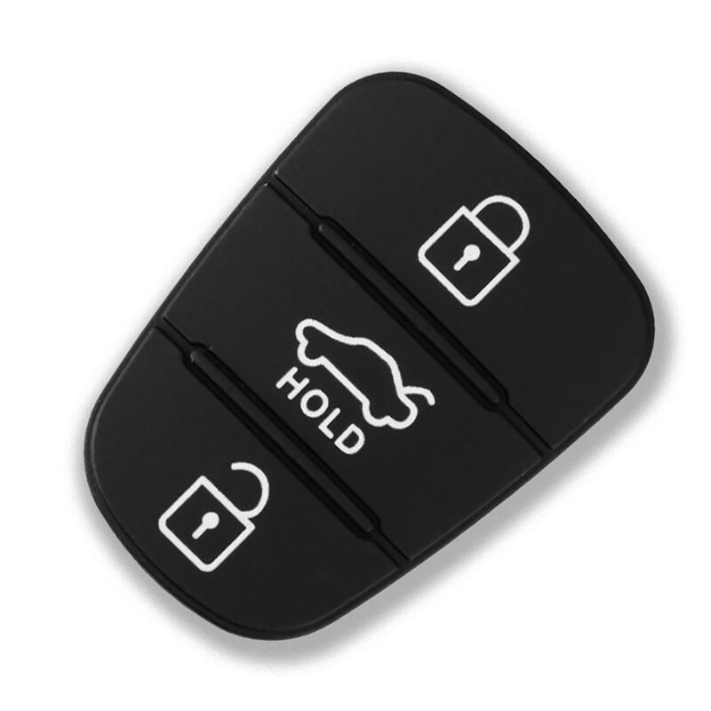 Automotive Remote Key Fob Reusable Removable Professional 3 Button Case Accessories Replacement for I10 I20 I30