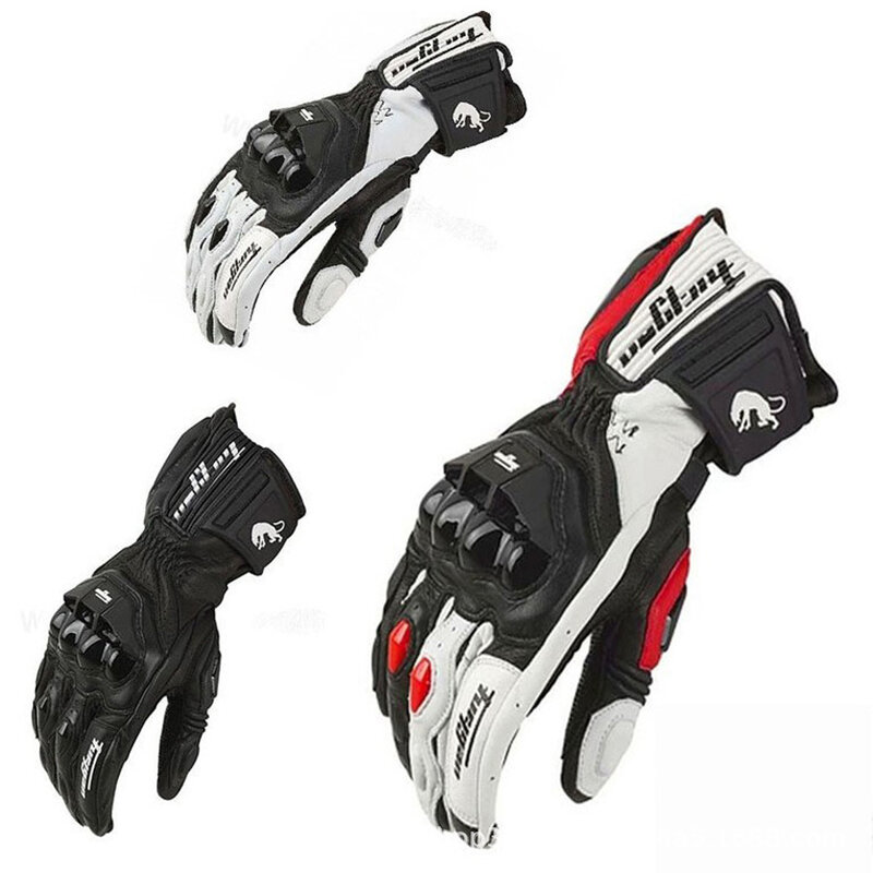 Gants en cuir véritable de haute qualité unisexe Luva Moto, gants de vélo, gants d'équitation Furygan AFS 10