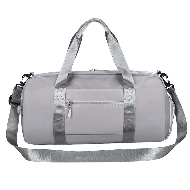 Yilia – sac de voyage à paillettes pour femmes, avec tige de traction amovible, sac de rangement des bagages à main pour étudiants, sac de yoga sec/humide séparé, sac de fitness