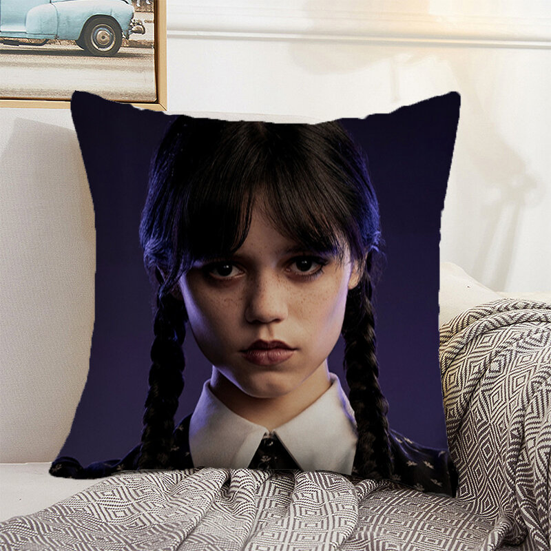 Wednesday Girl Pillowcases for Sofa Cushions Cushion Cover 45*45 ...