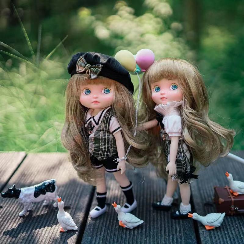 Youpin-muñecas de goma Youpin Pipitom para niñas, muñecas articuladas BJD, 1/9, 20 centímetros de altura