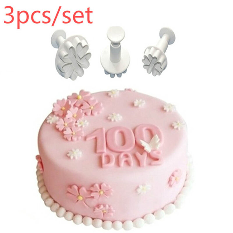 3 Pieces Column Making Tools Cake Molds Chocolate A Variety Of Shapes Cookie Fondant Cutter Baking Cupcake Decorating Tools