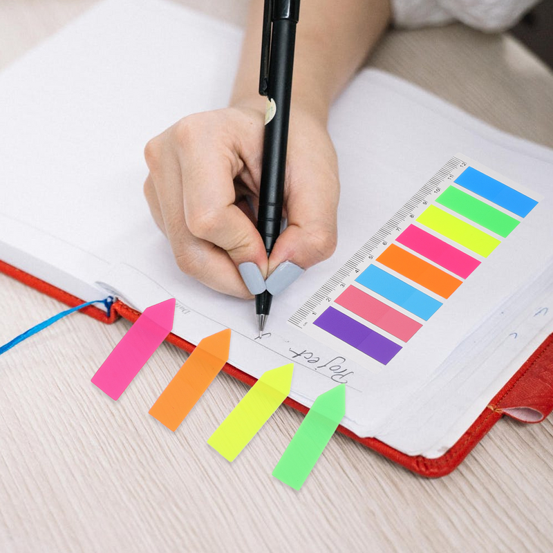 Tabs Page Sticky Book Stickers Flags record Notepad forniture carta fluorescente File Flag Memo Stick Markers Marking