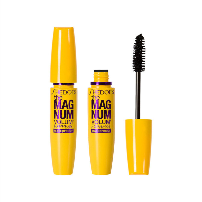 The Colossal VolumExpress Cat Eyes Mascara Glam Black by Maybelline for Women Curling Mascara testina Ultra-fine piccola