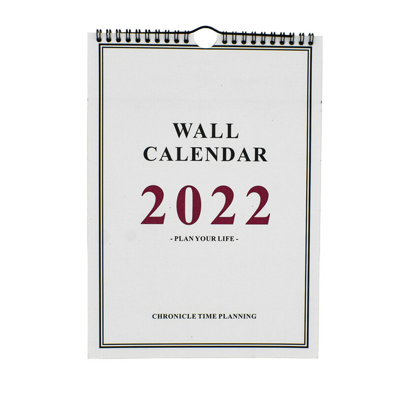 2022 calendário de parede simples semanal planejador mensal agenda organizador de escritório em casa pendurado calendário de parede agenda planejador diário