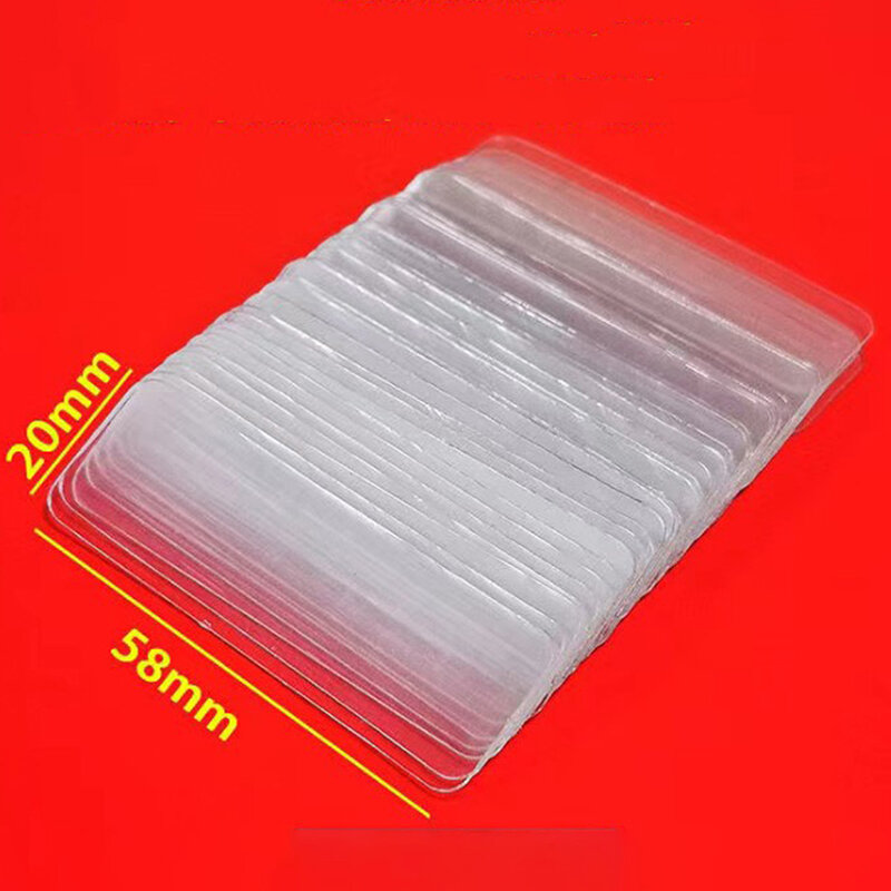 60 Pcs Double Side Adhesive Sticker Transparent Non-Marking Stickers For Couplets Wall Decorations