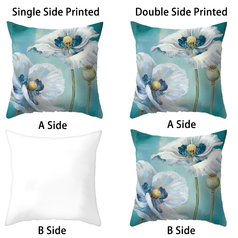 ハチドリの花の形をした装飾的な枕カバー,家のためのクッションカバー,卸売
