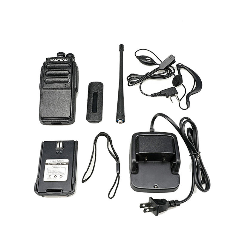Profissional sem fio walkie talkie uhf vhf 5w rádio em dois sentidos ao ar livre handheld cb rádios transceptor comunicador adaptador