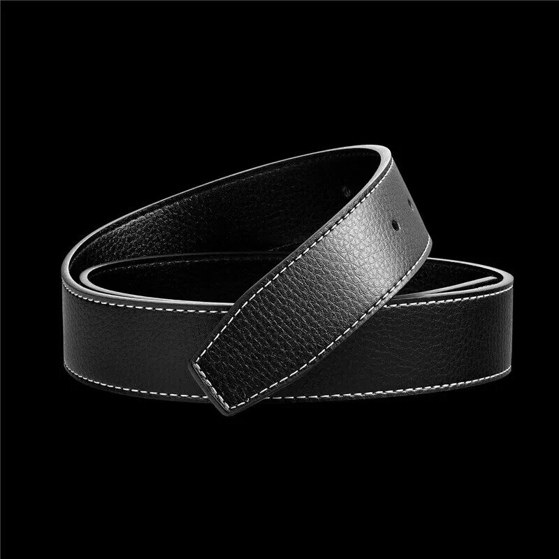 Nova Marca De Luxo Cintos Para Homens Alta Qualidade Pino Fivela Cinta Masculina Couro genuíno Cintura Ceinture Sem Fivela Cinto 3.3cm